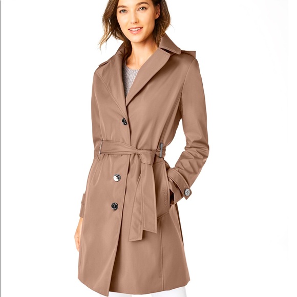 Calvin Klein Jackets & Blazers - Calvin Klein Belted Water-Resistant Trench Coat -S